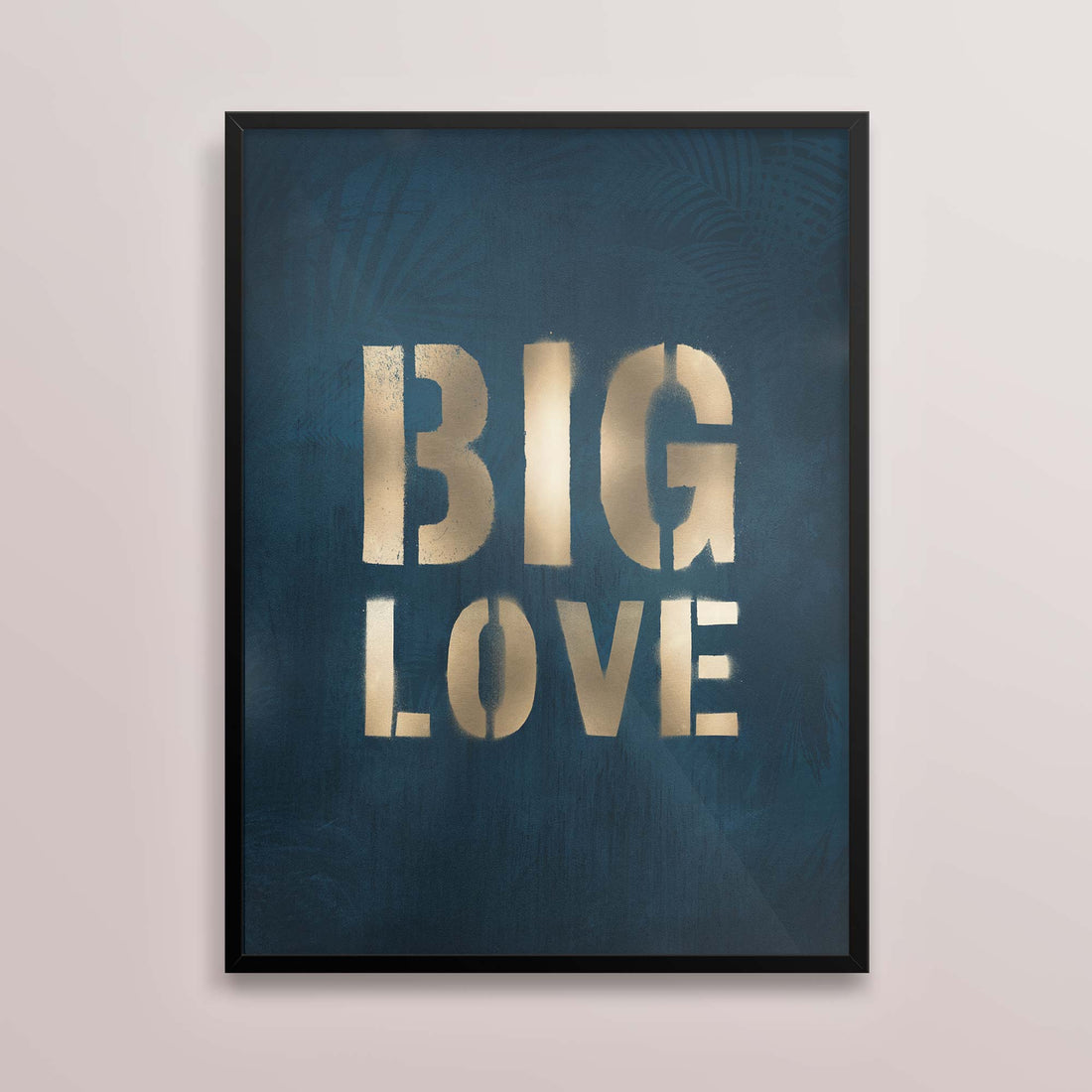 Big Love Print - Bold and Romantic Wall Art for Any Space