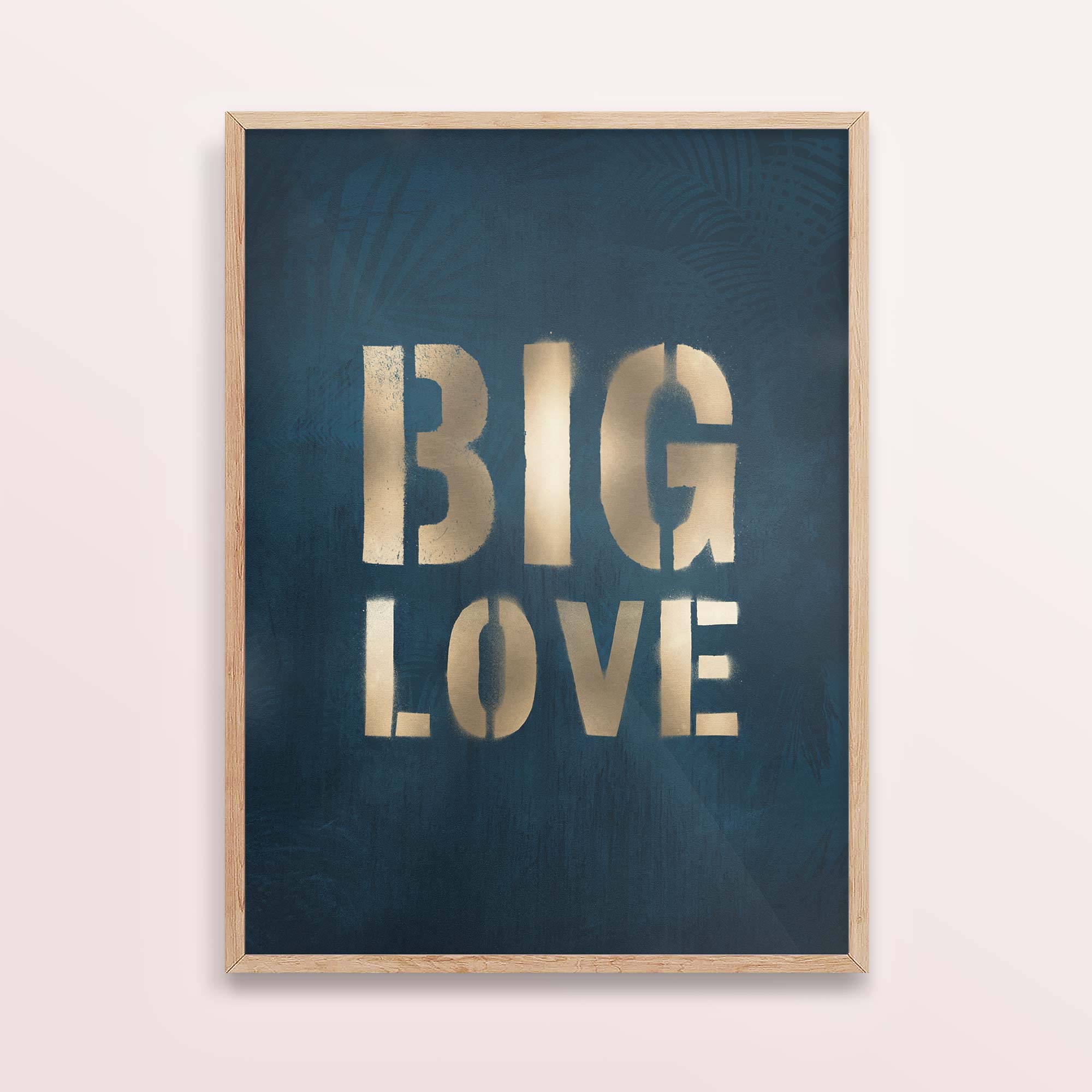 Big Love Print - Bold and Romantic Wall Art for Any Space