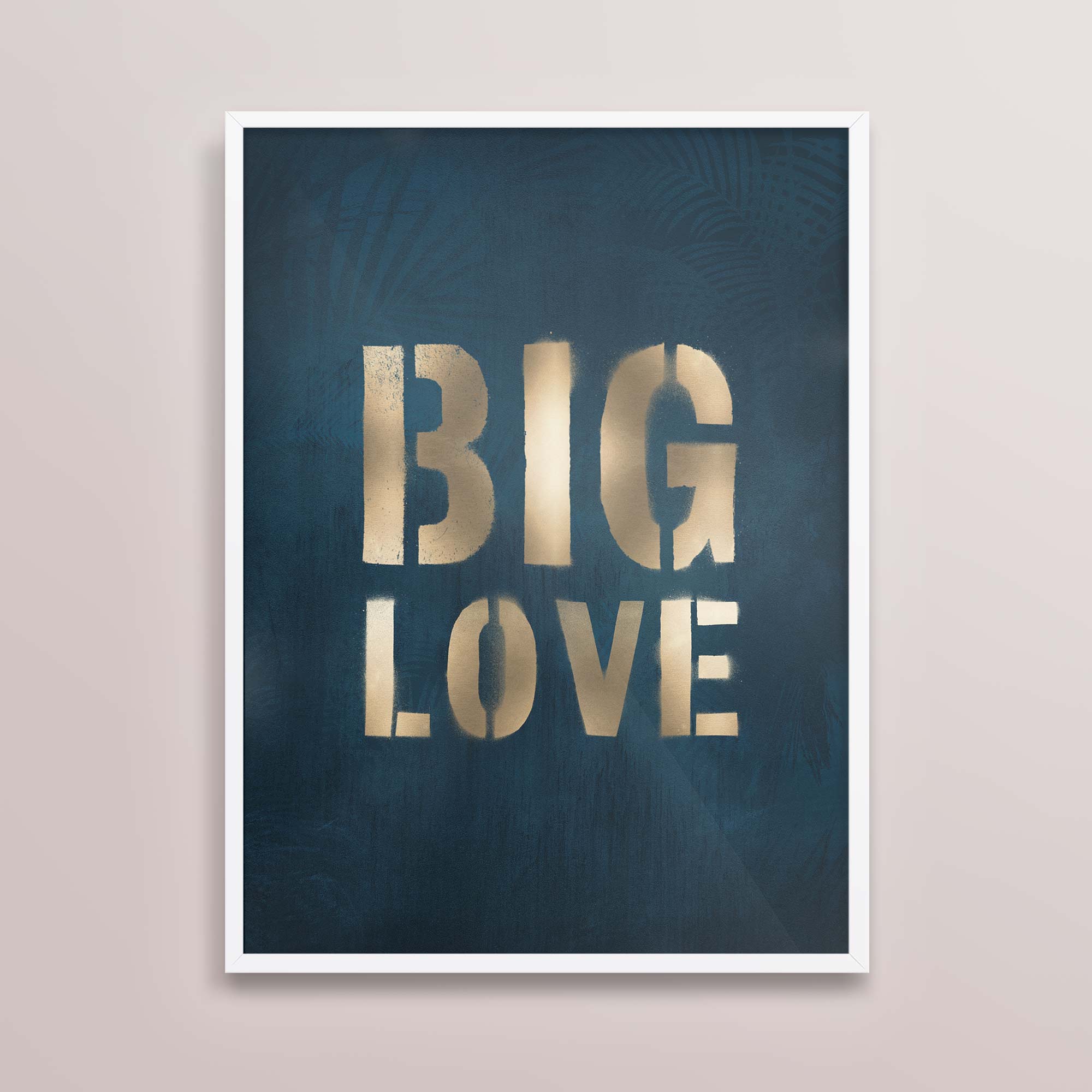 Big Love Print - Bold and Romantic Wall Art for Any Space