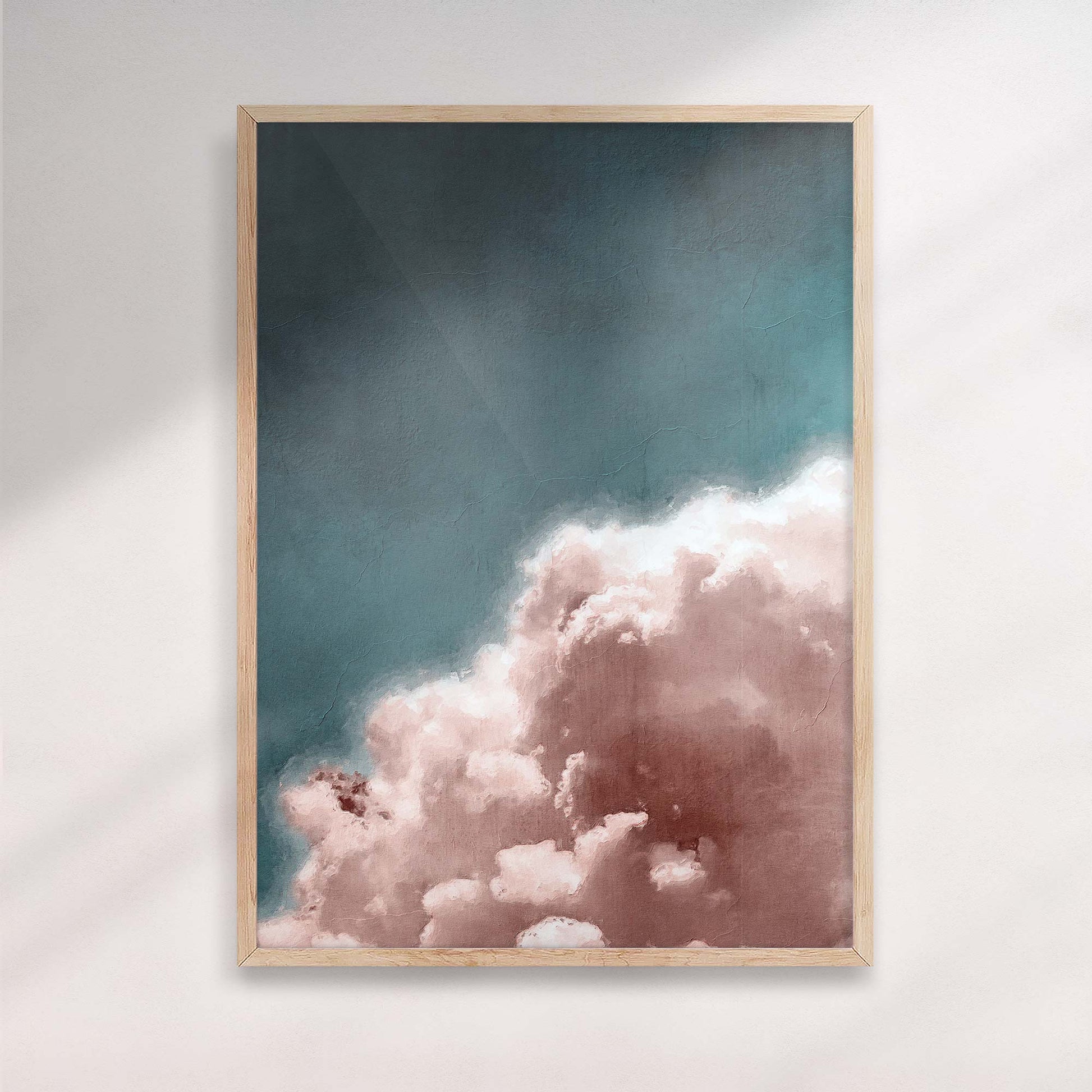 Pink Cloud Print | Serene Artwork for Tranquil Living and Office Spaces

