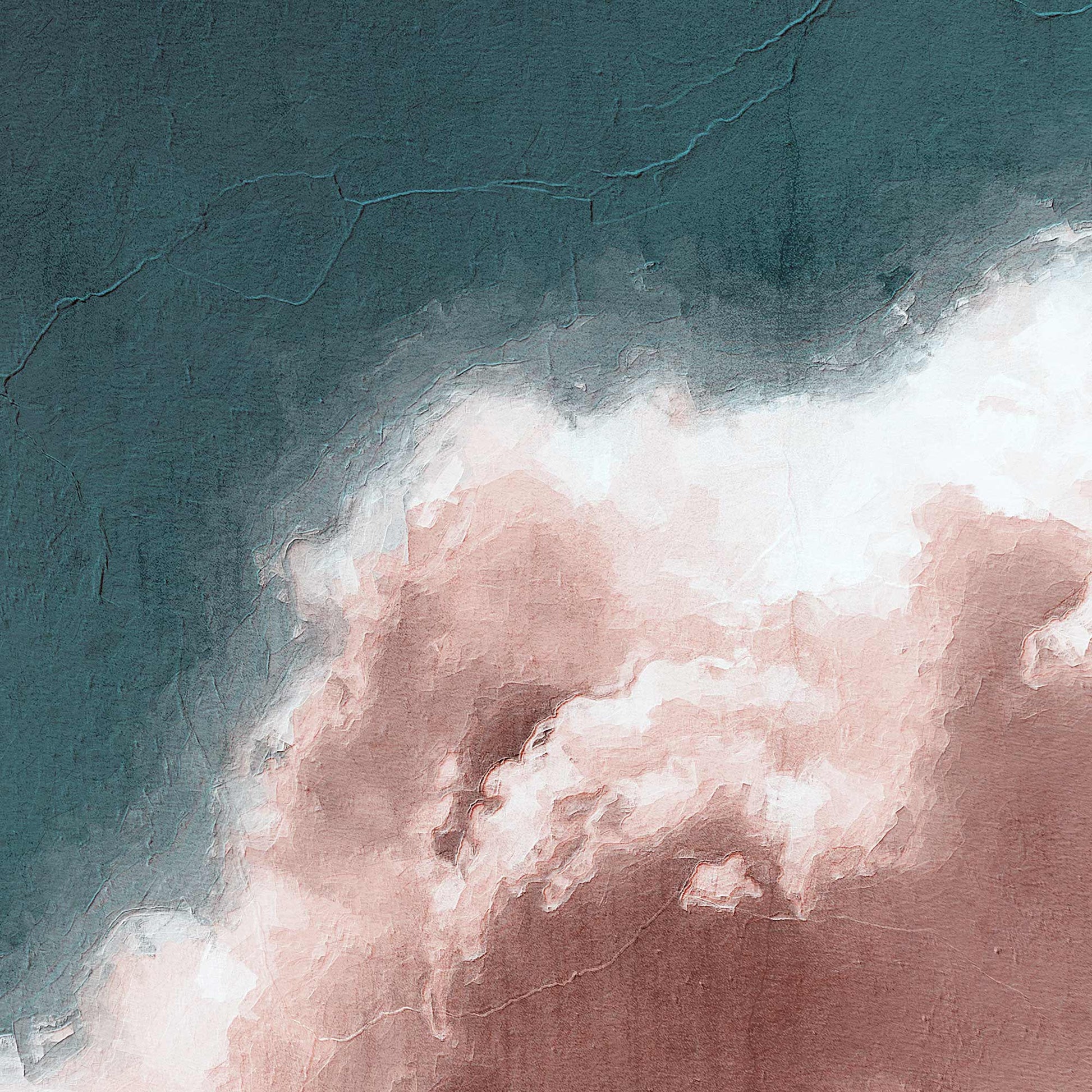 Pink Cloud Print | Serene Artwork for Tranquil Living and Office Spaces

