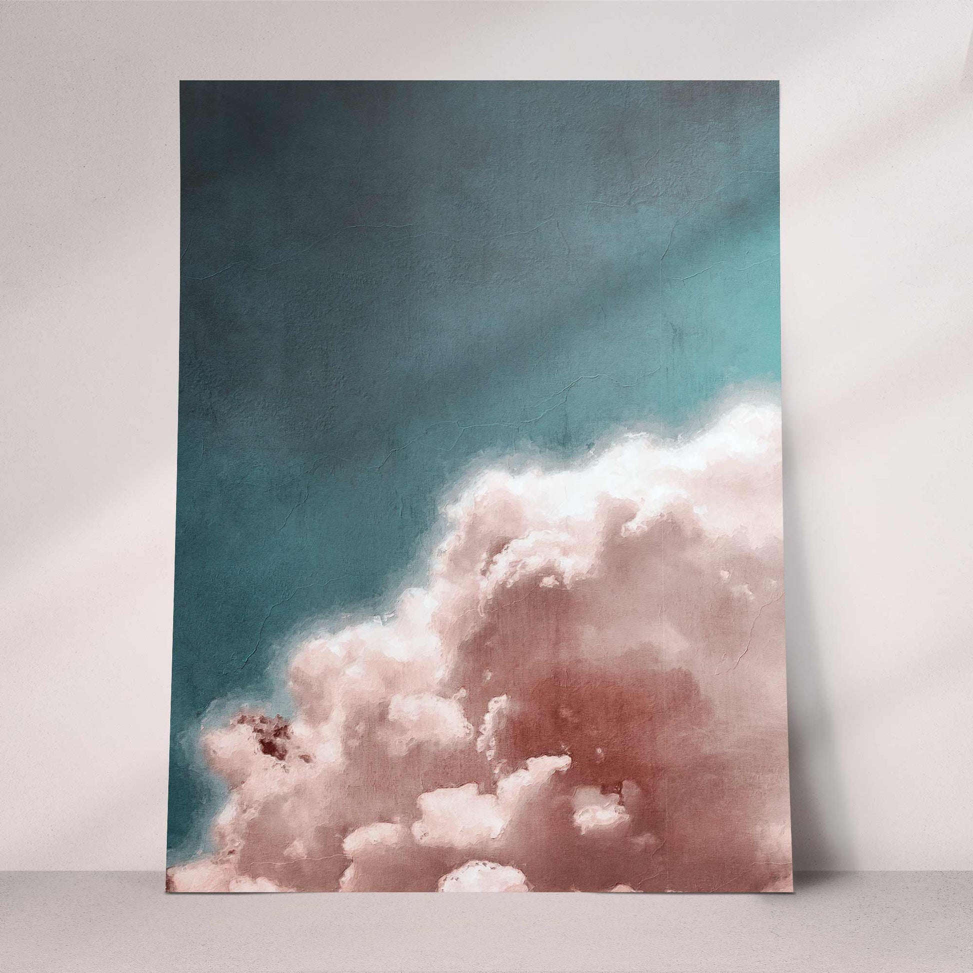 Pink Cloud Print | Serene Artwork for Tranquil Living and Office Spaces

