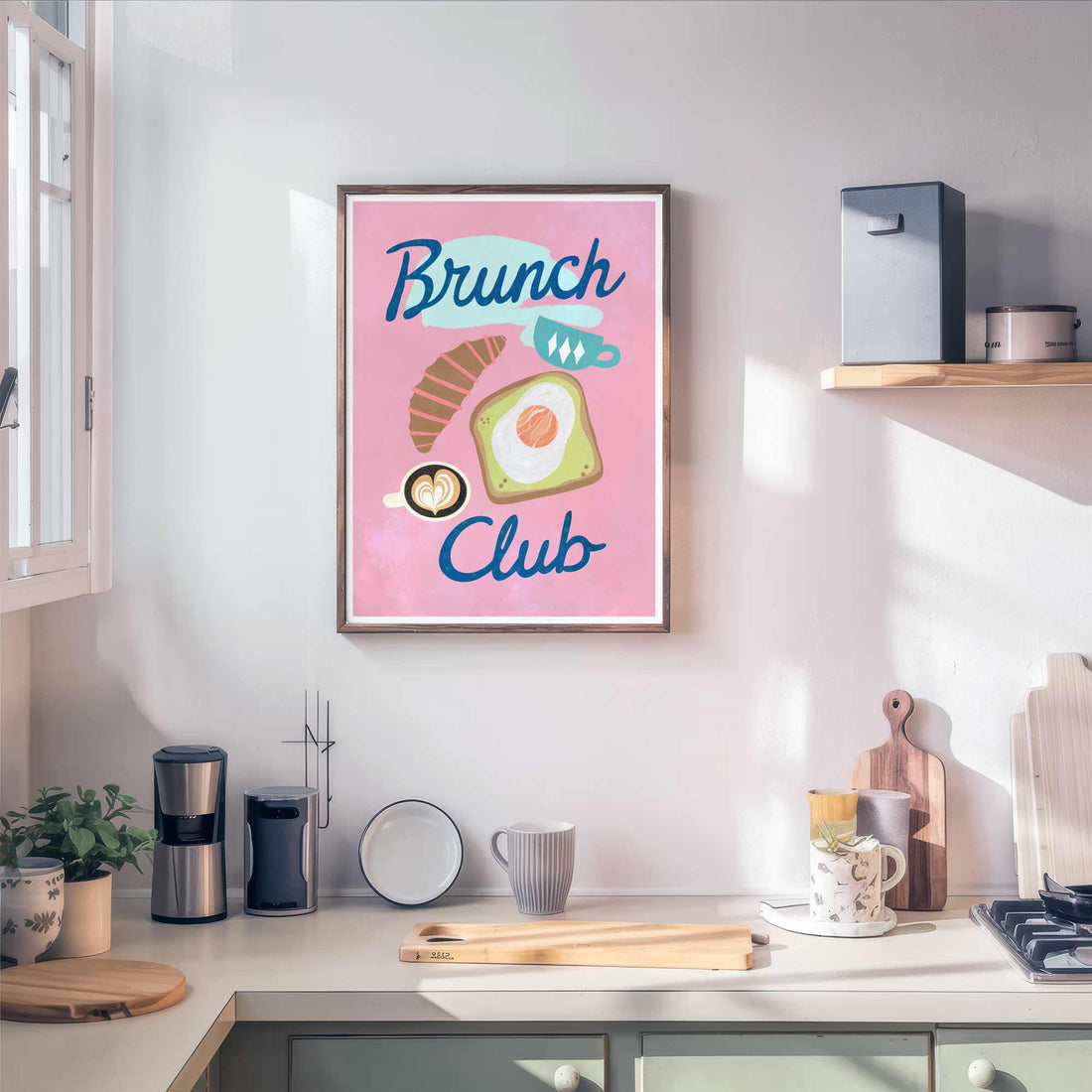 BRUNCH CLUB KITCHEN WALL ART