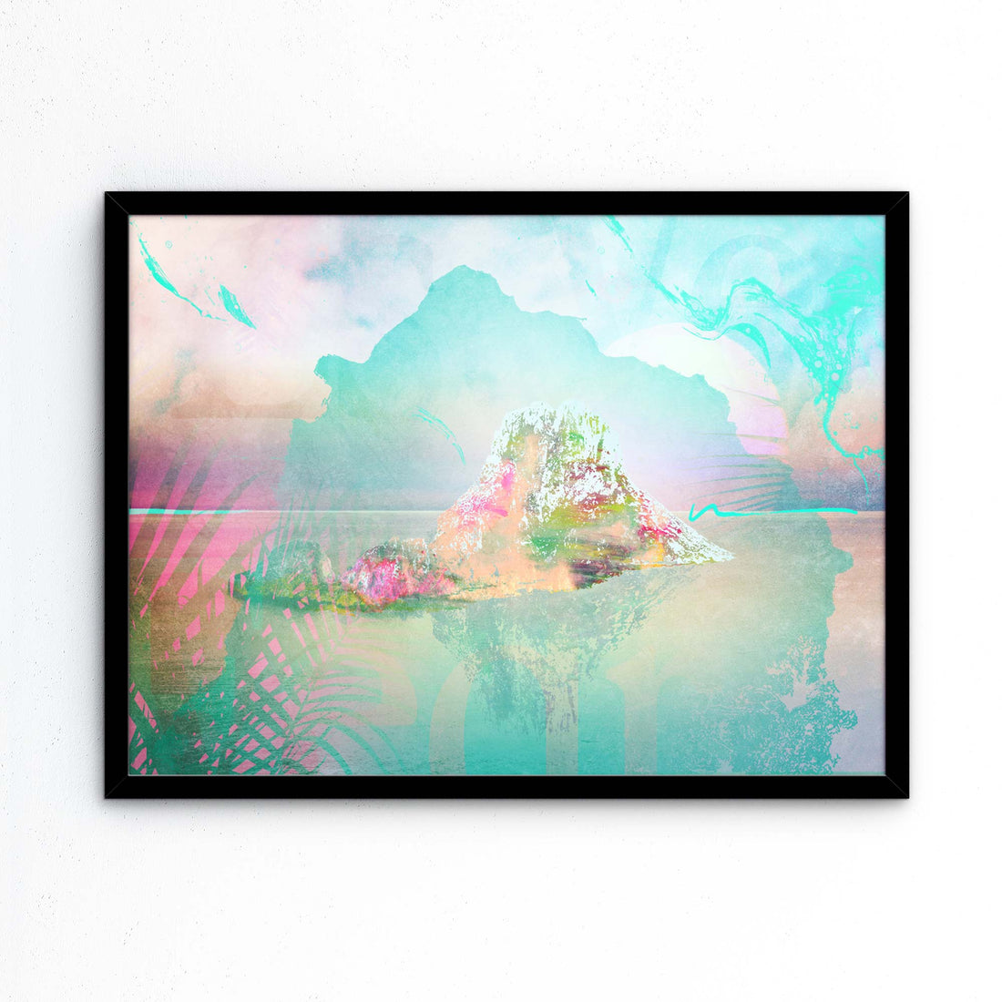 Es Vedra Print | Vibrant Abstract Landscape Wall Art 