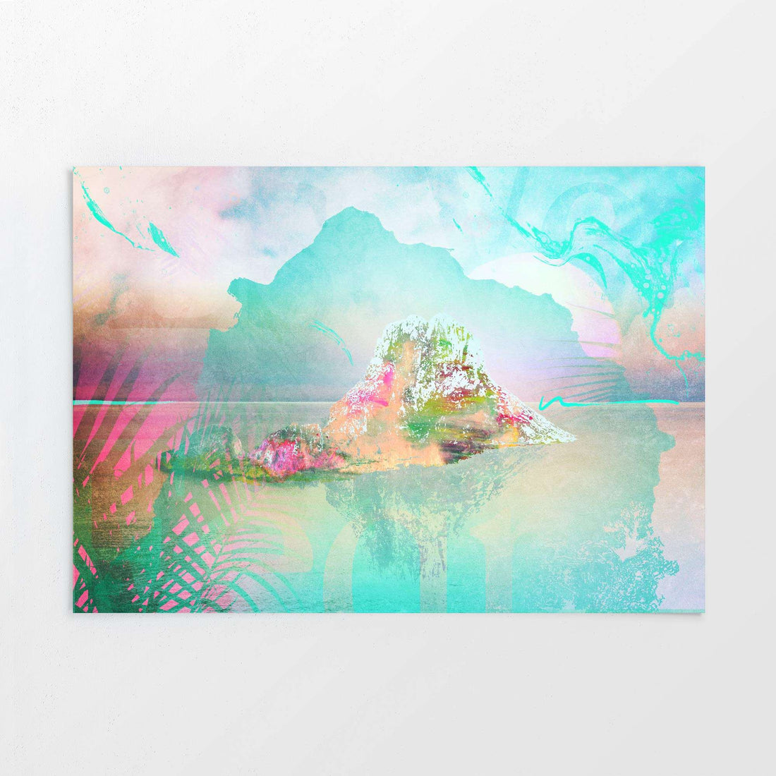 Es Vedra Print | Vibrant Abstract Landscape Wall Art 