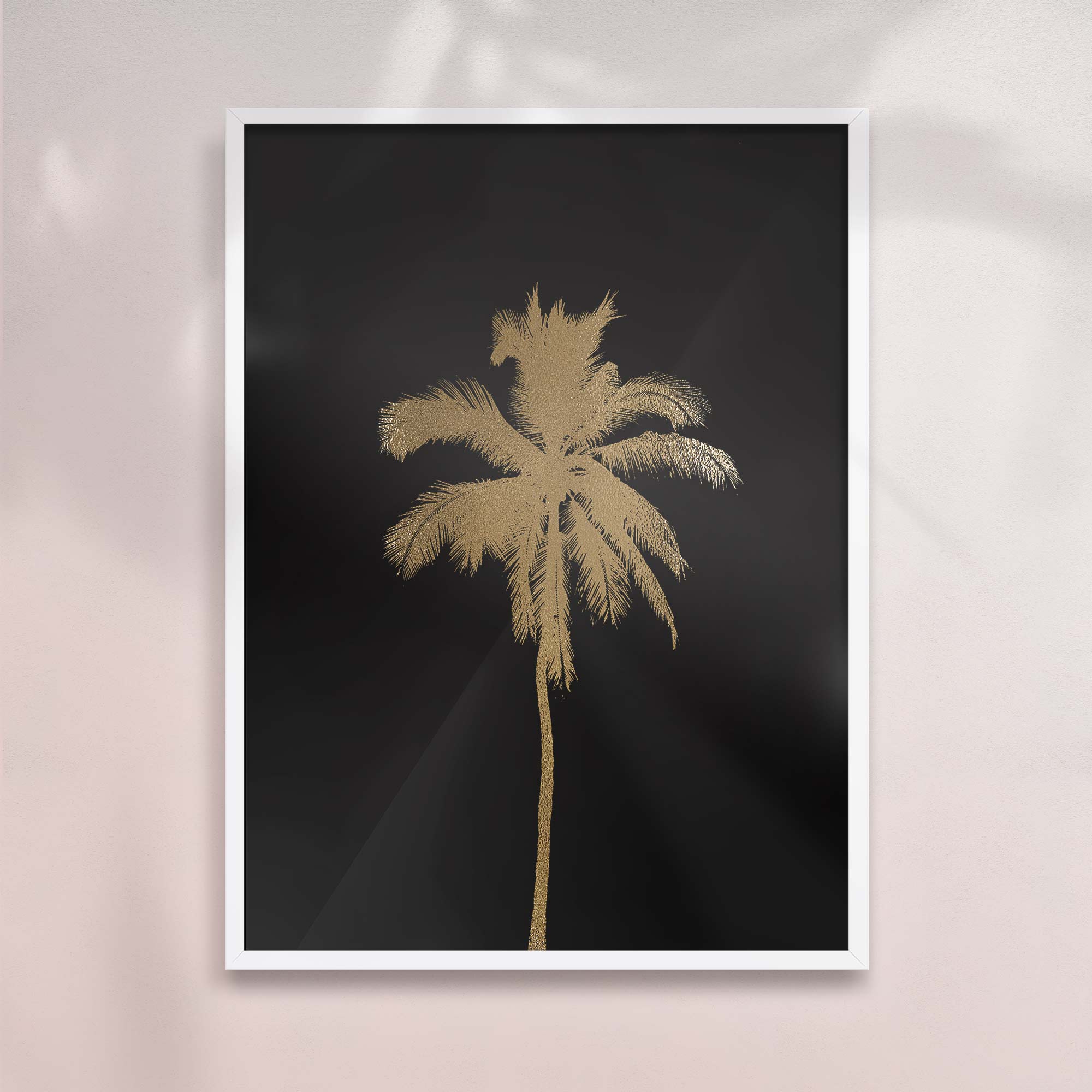 Gold Palm Tree Print | Maximalist Elegance Meets Tropical Charm