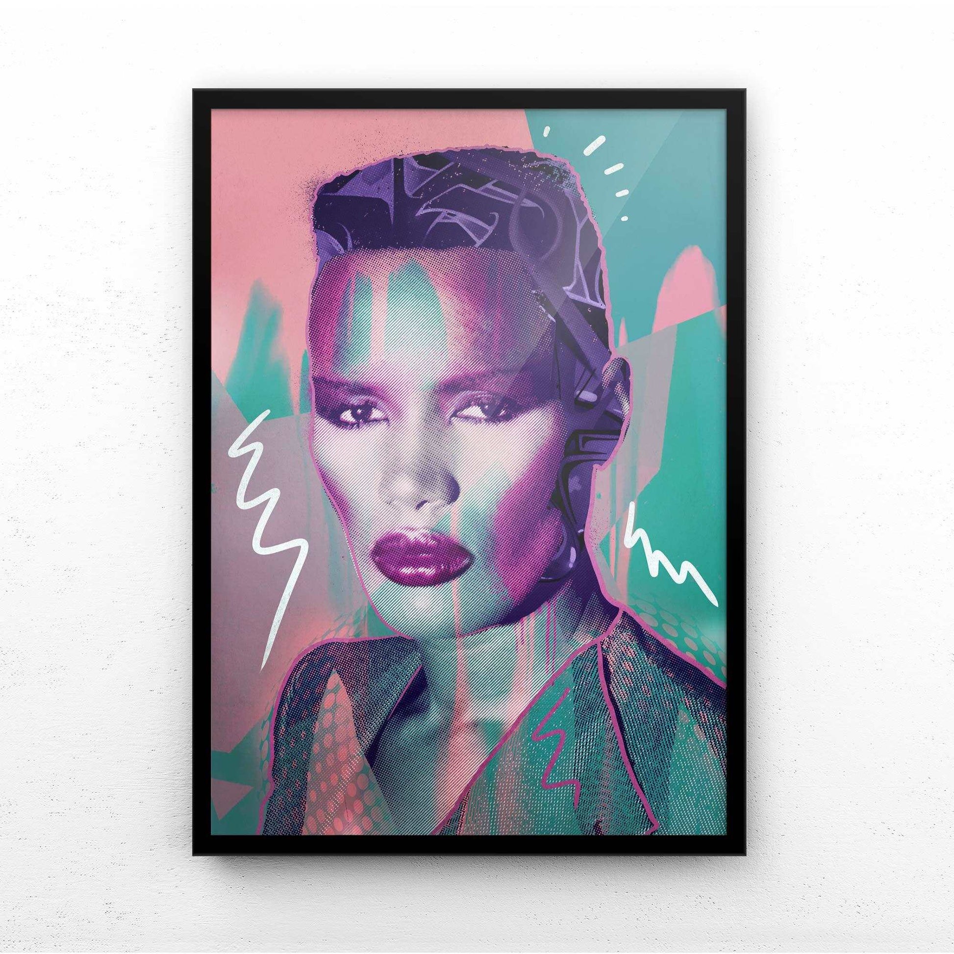 Grace Jones framed print