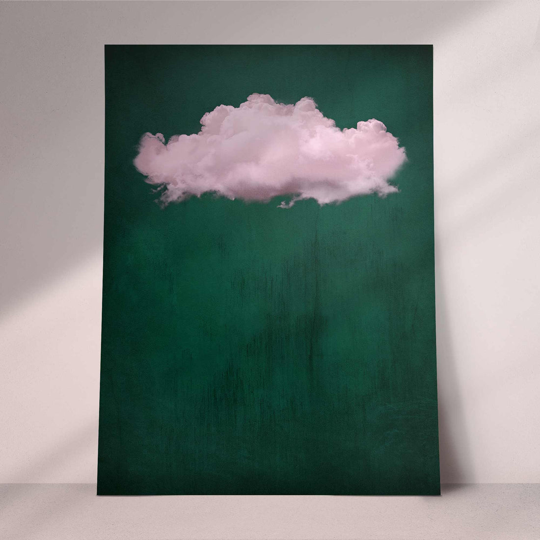 Emerald Green Cloud Print | Minimalist & Maximalist Wall Art Decor