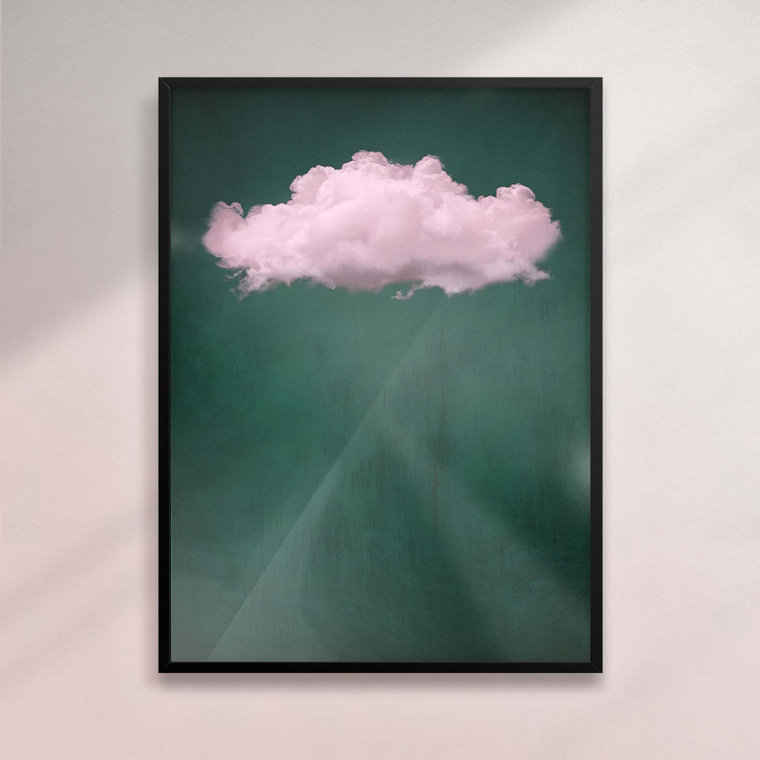 Emerald Green Cloud Print | Minimalist & Maximalist Wall Art Decor