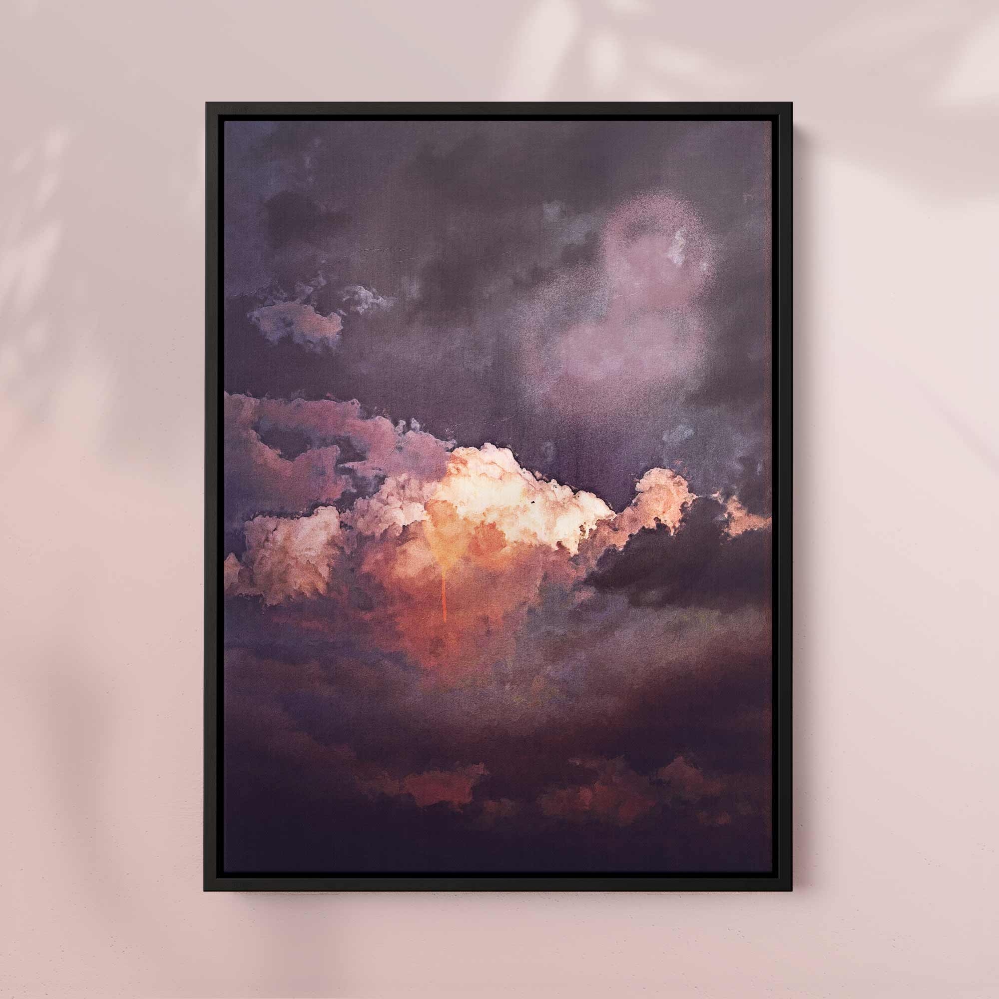 Dark Moody Cloud Print - Dramatic & Surreal Wall Art