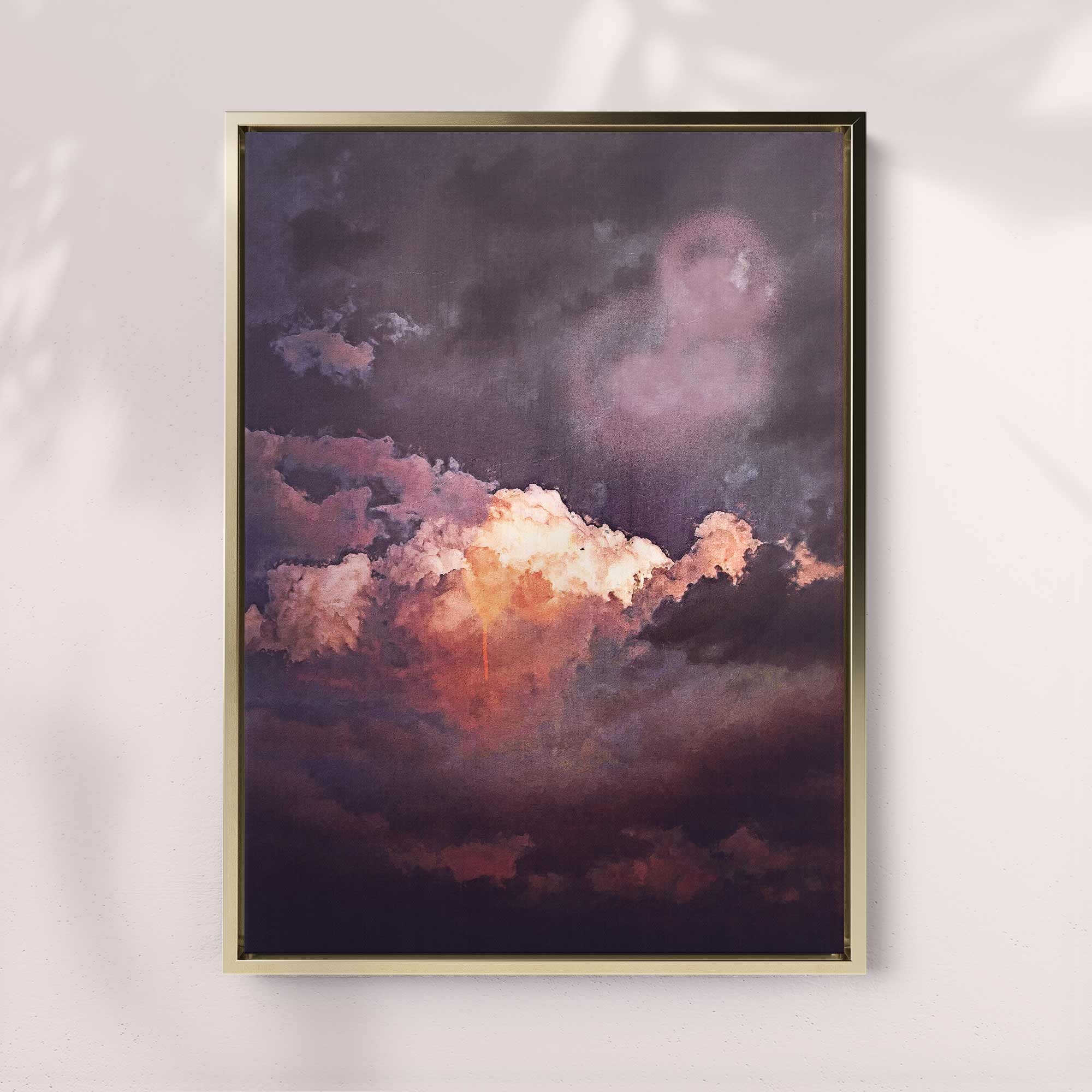 Dark Moody Cloud Print - Dramatic & Surreal Wall Art