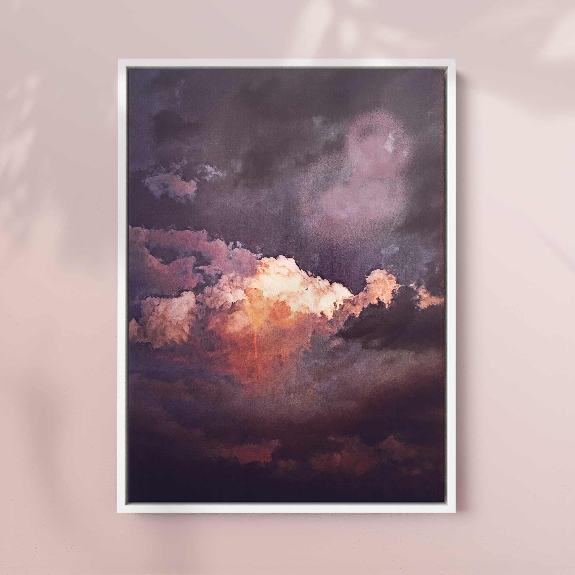 Dark Moody Cloud Print - Dramatic & Surreal Wall Art