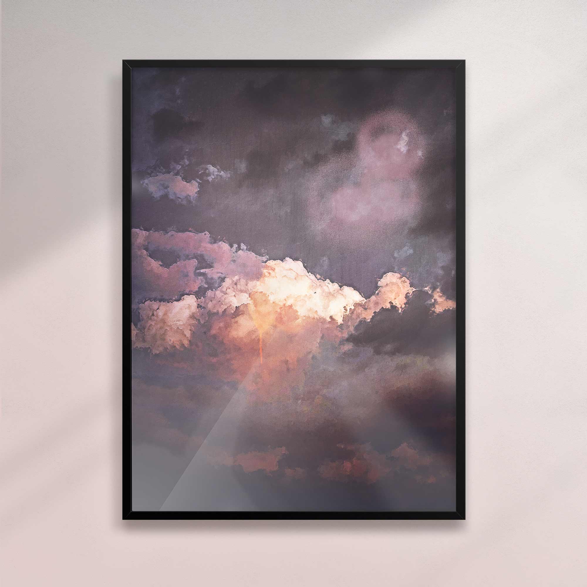 Dark Moody Cloud Print - Dramatic & Surreal Wall Art