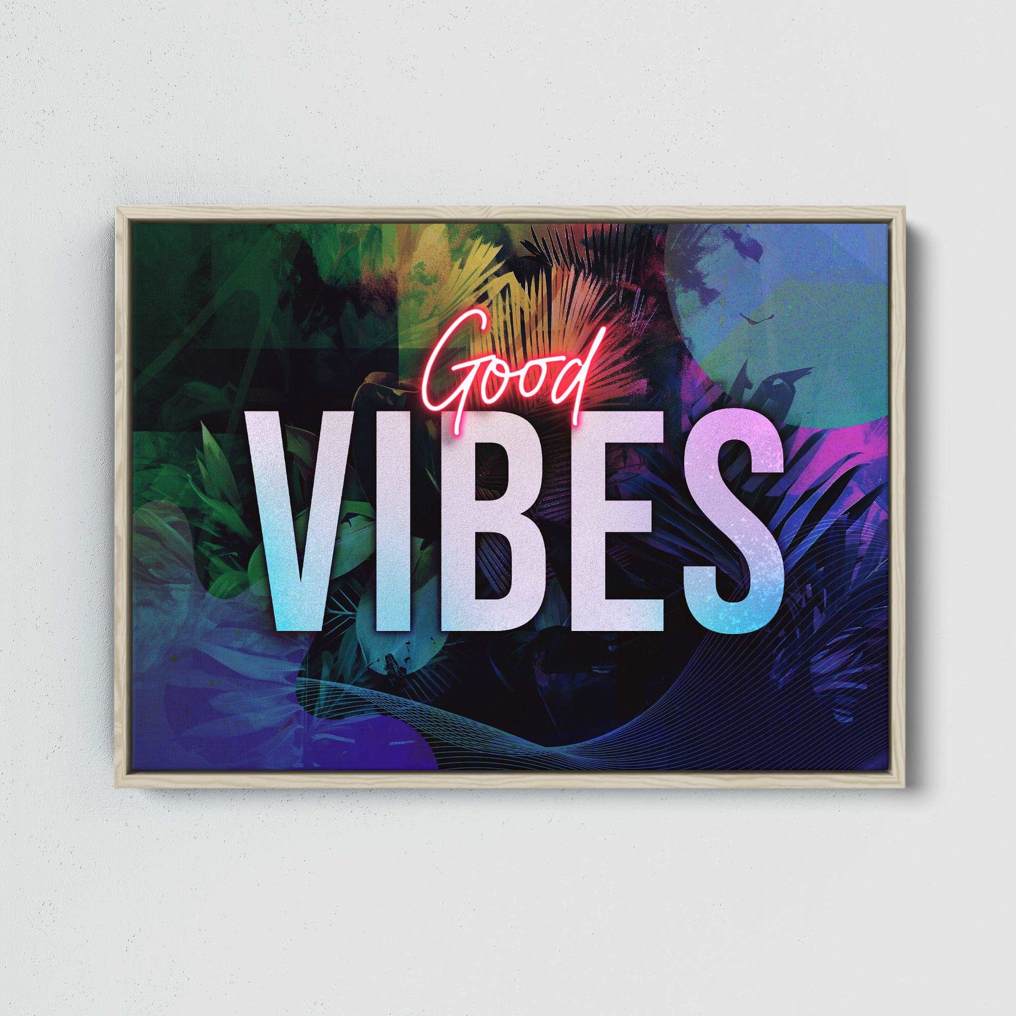 Good Vibes Print | Uplifting Wall Art for a Positive Space