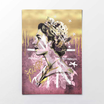 "Reign Over Me" Rouge/Gold Print | Fine Art by John Anthony