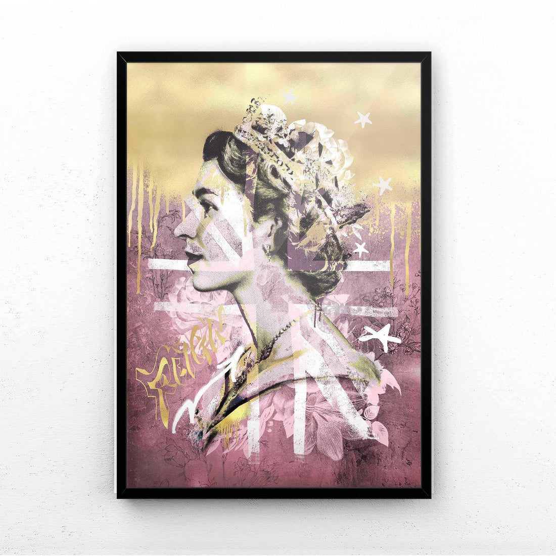 "Reign Over Me" Rouge/Gold Print | Fine Art by John Anthony