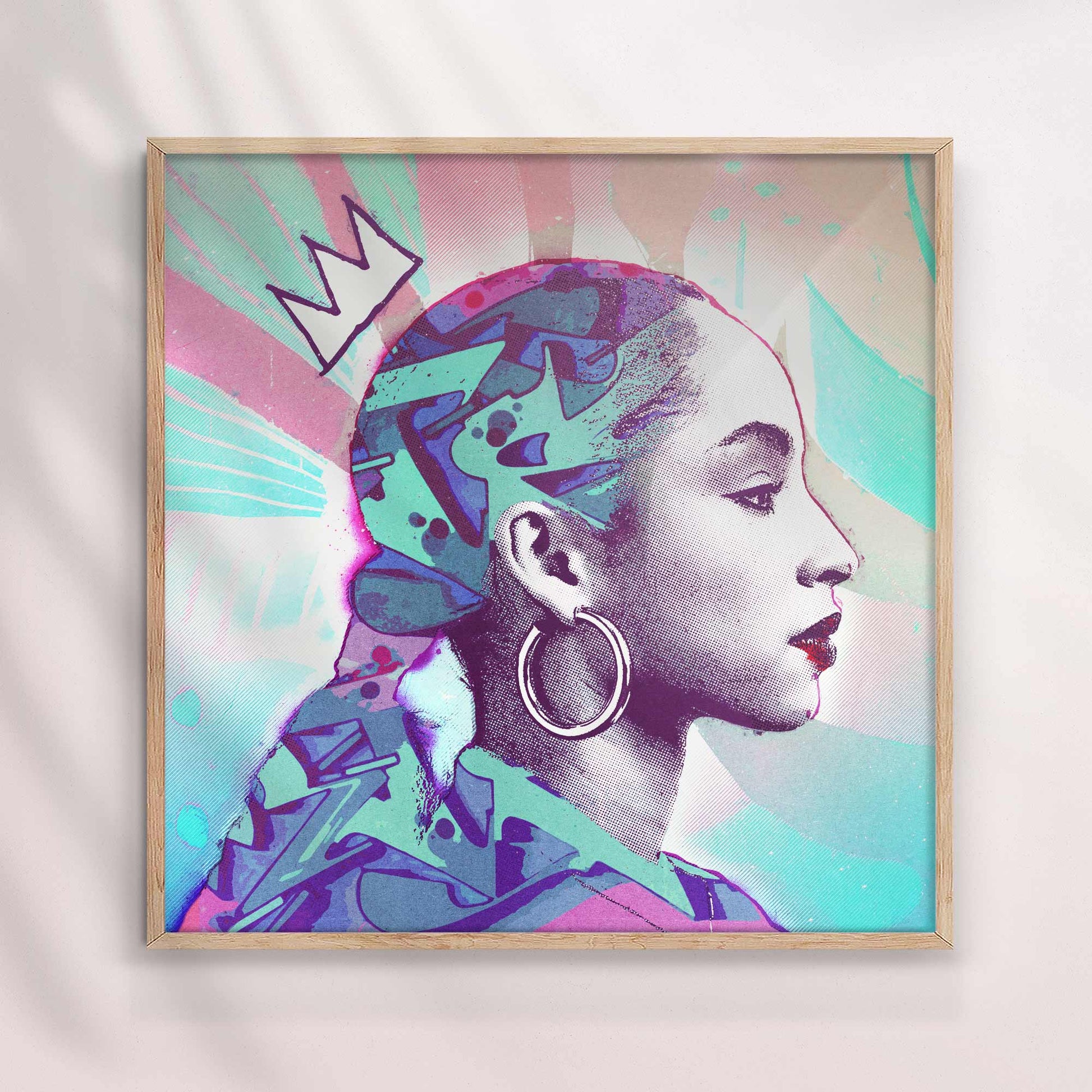 SADE PRINT - Contemporary Art with Sade Adu's Classic Charm