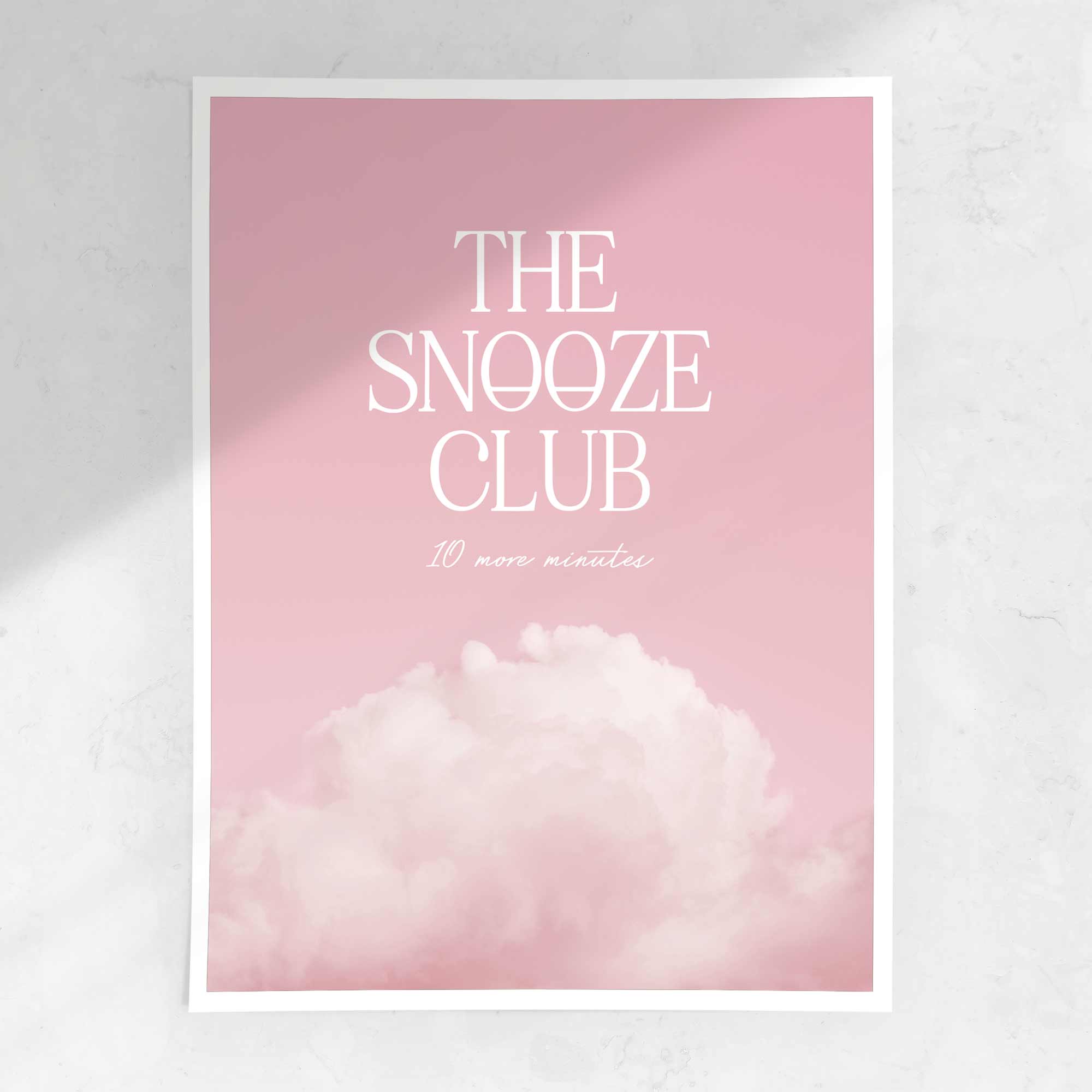 THE SNOOZE CLUB PRINT