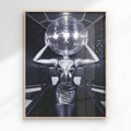 Glitterball poster print 