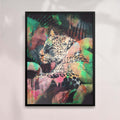 Jungle Leopard Print | Vibrant Maximalist Art with Bold Leopard Design

