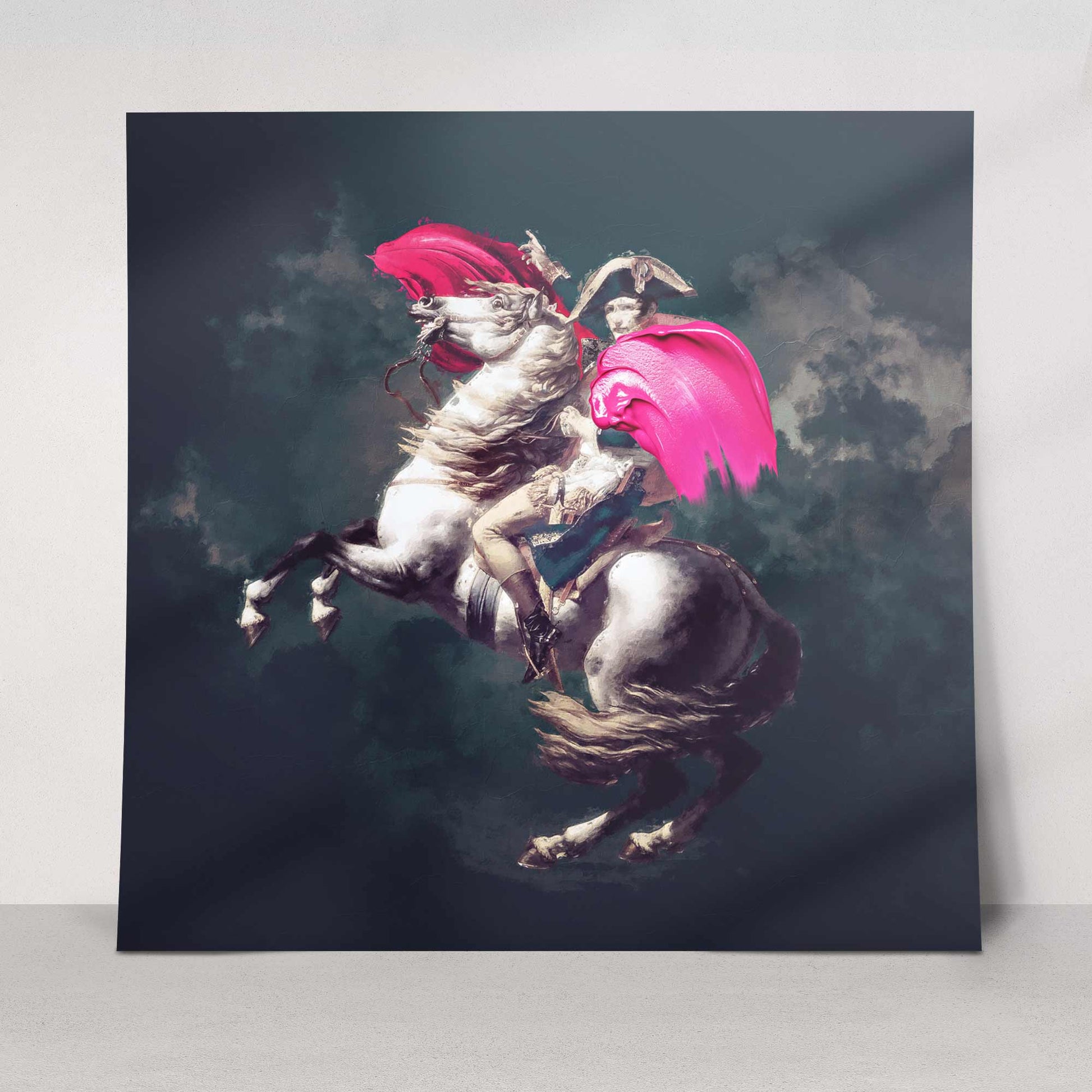 In the Pink of Conquest" Print | Vibrant Maximalist Art