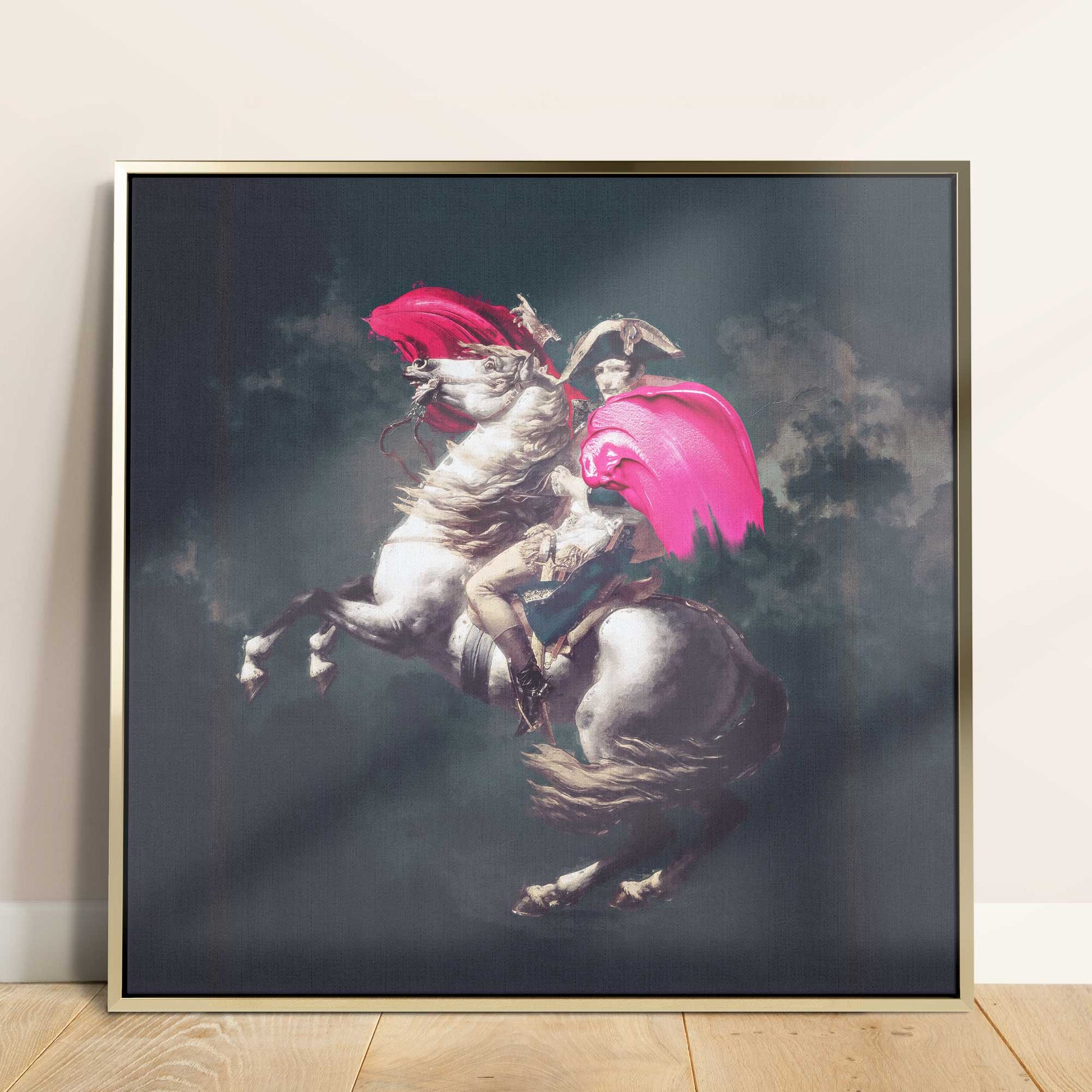 In the Pink of Conquest" Print | Vibrant Maximalist Art