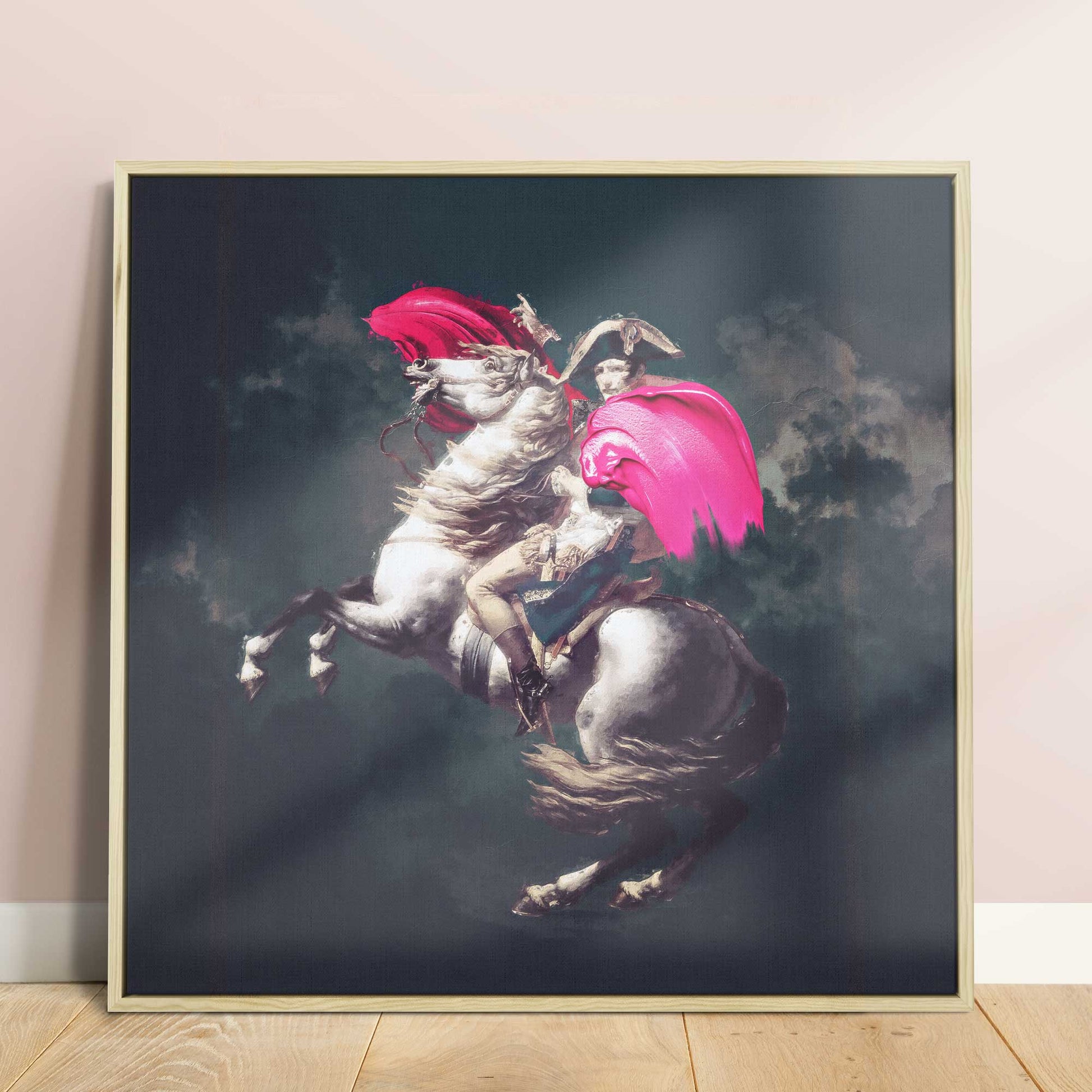 In the Pink of Conquest" Print | Vibrant Maximalist Art