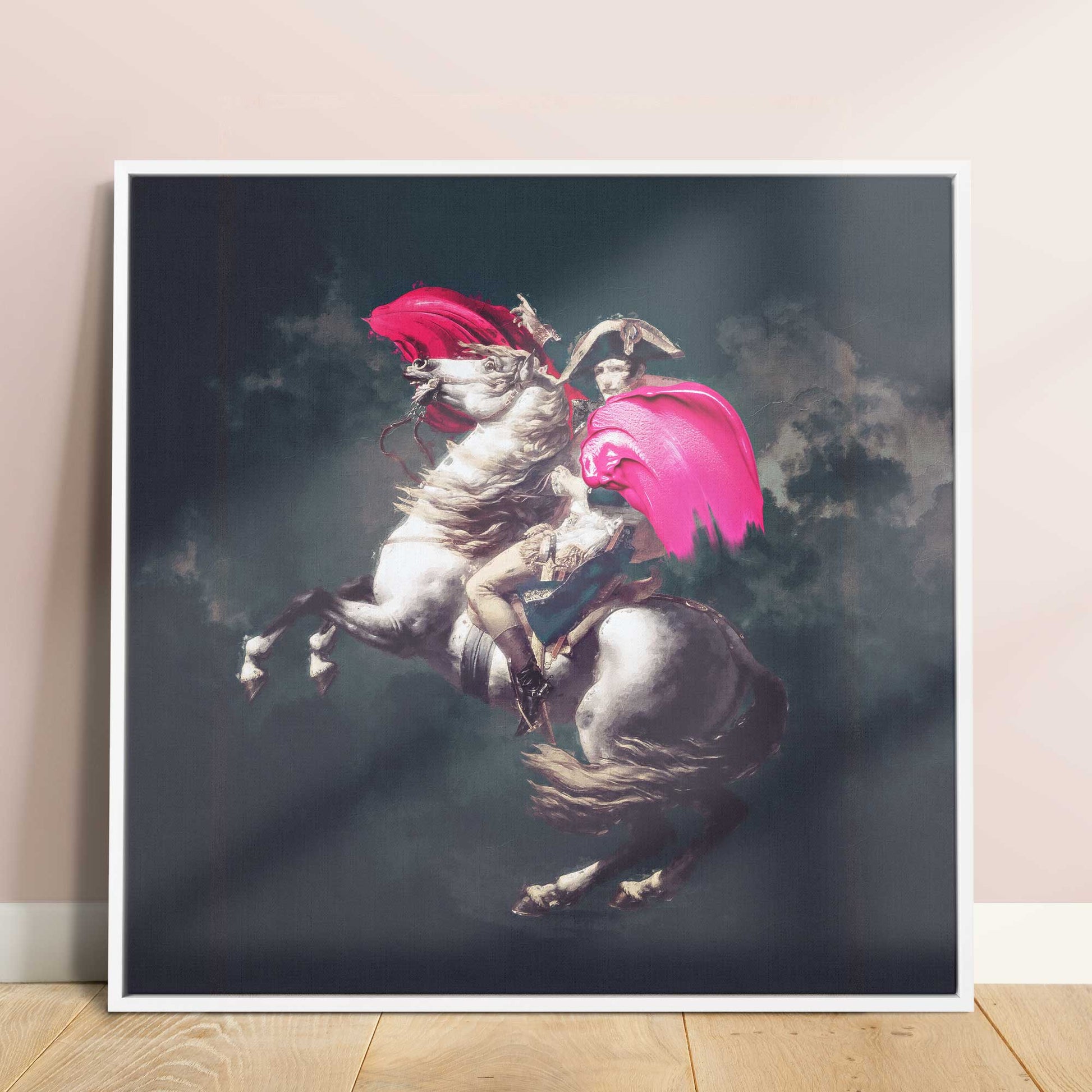 In the Pink of Conquest" Print | Vibrant Maximalist Art