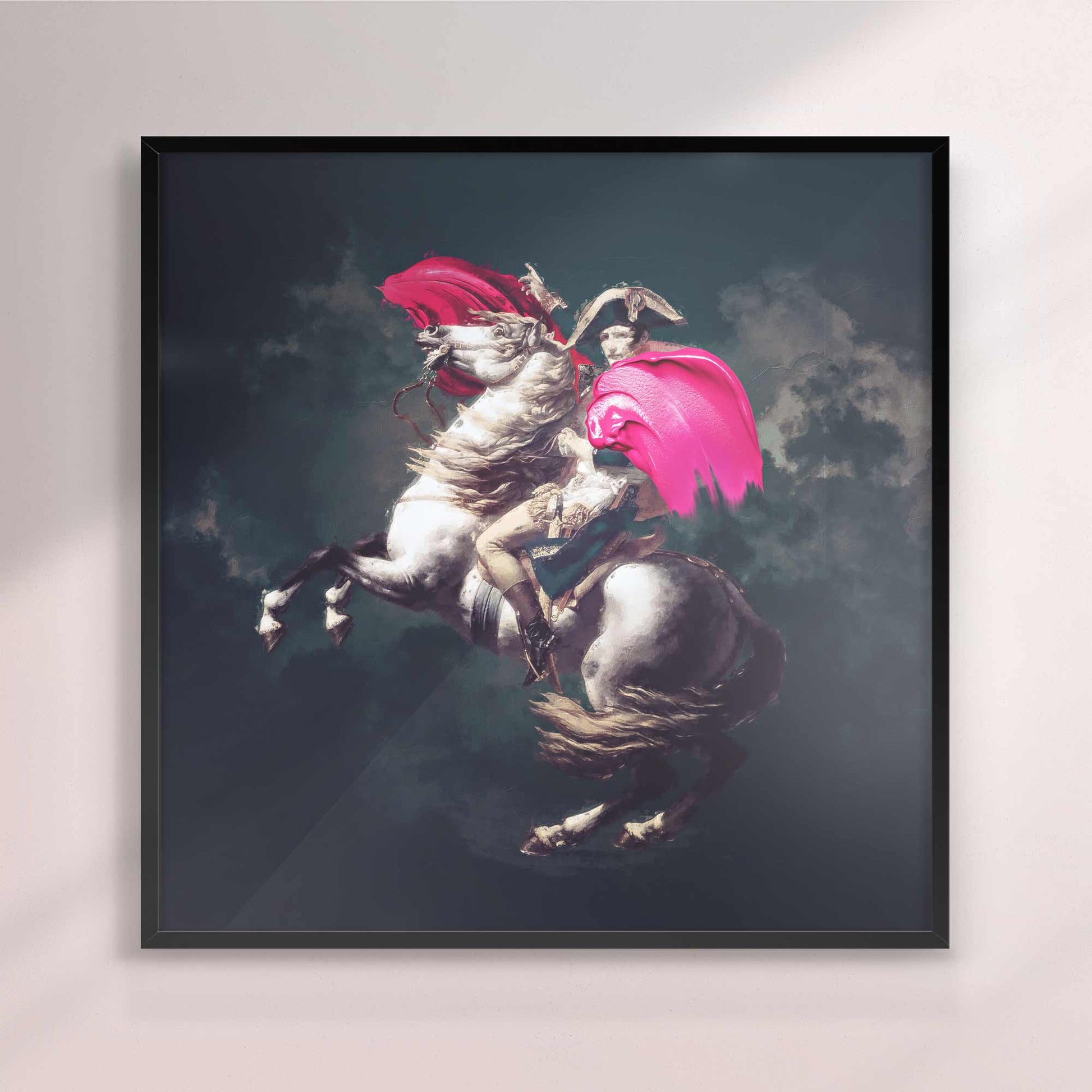 In the Pink of Conquest" Print | Vibrant Maximalist Art