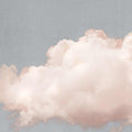 VINTAGE CLOUD PALE BLUE & PINK PRINT - Minimalist and Surreal Art
