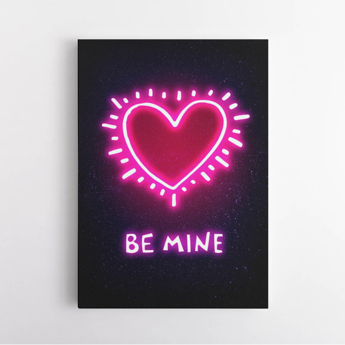 Be Mine Valentine's Print - Romantic Wall Art for Your Loved One