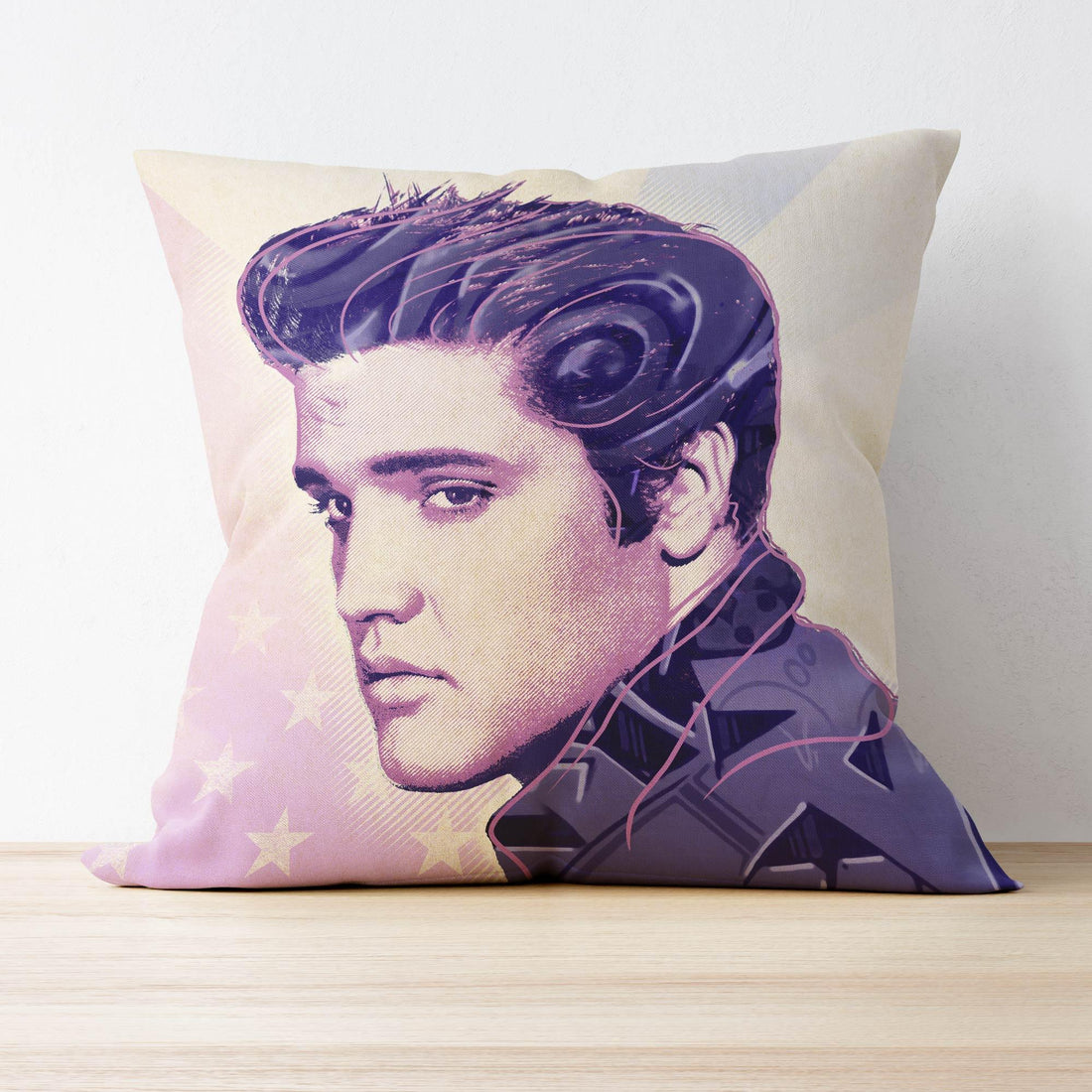 Elvis Presley Art Cushion - Quirky & Luxurious Home Decor