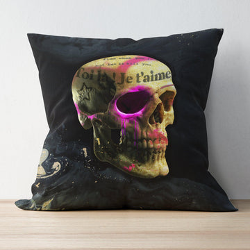 Je T'aime Art Cushion | Luxurious Soft Cushion with Quirky Design

