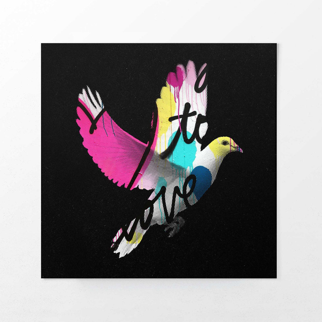 Love Dove Print | Pop Art-Inspired Graffiti by John Anthony

