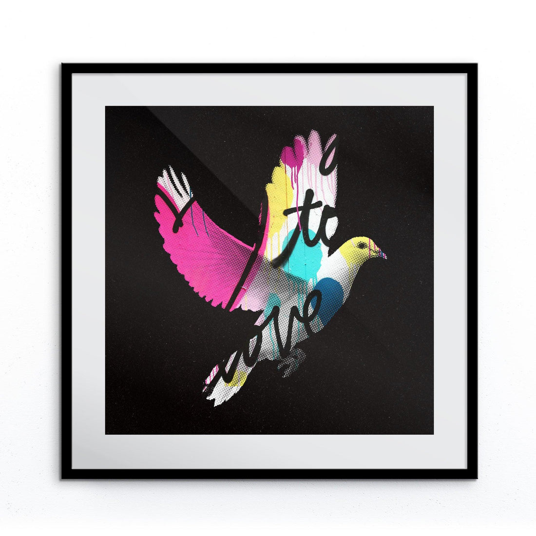 Love Dove Print | Pop Art-Inspired Graffiti by John Anthony

