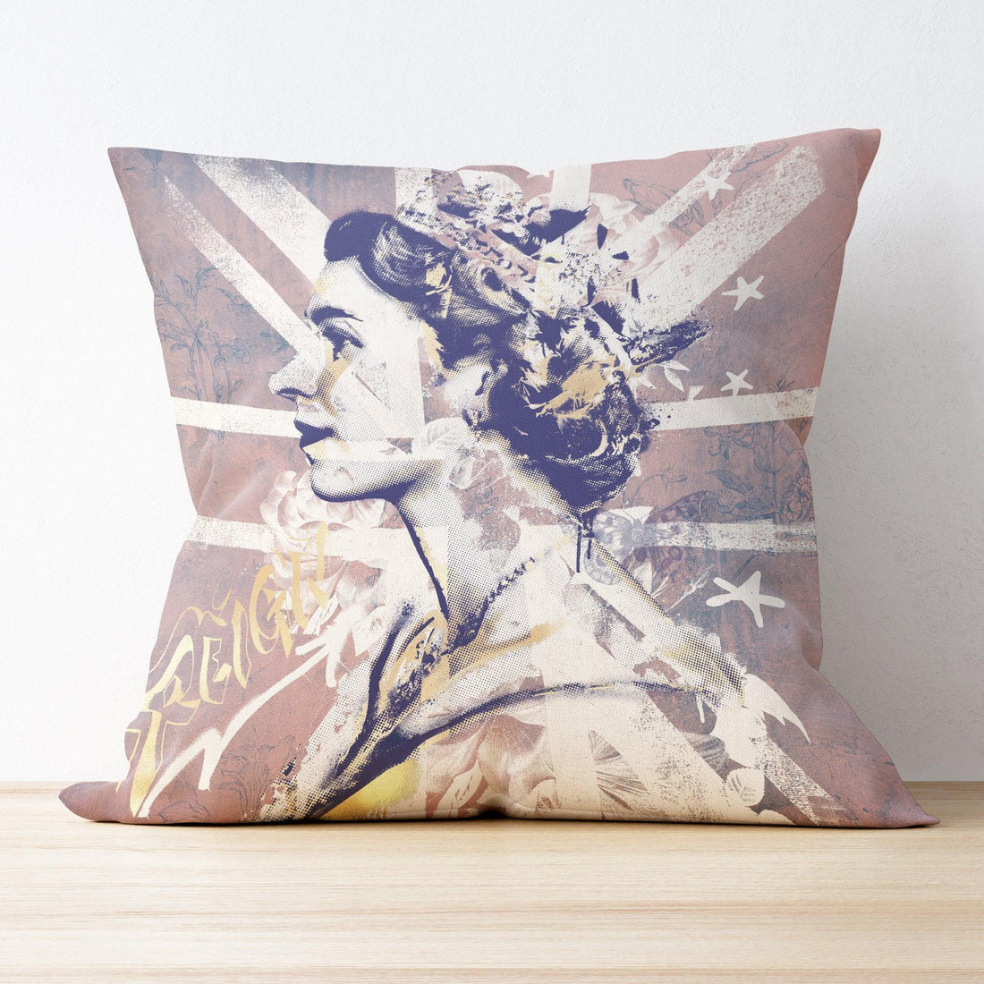 Queen Elizabeth Cushion | Stylish Tribute to Her Majesty

