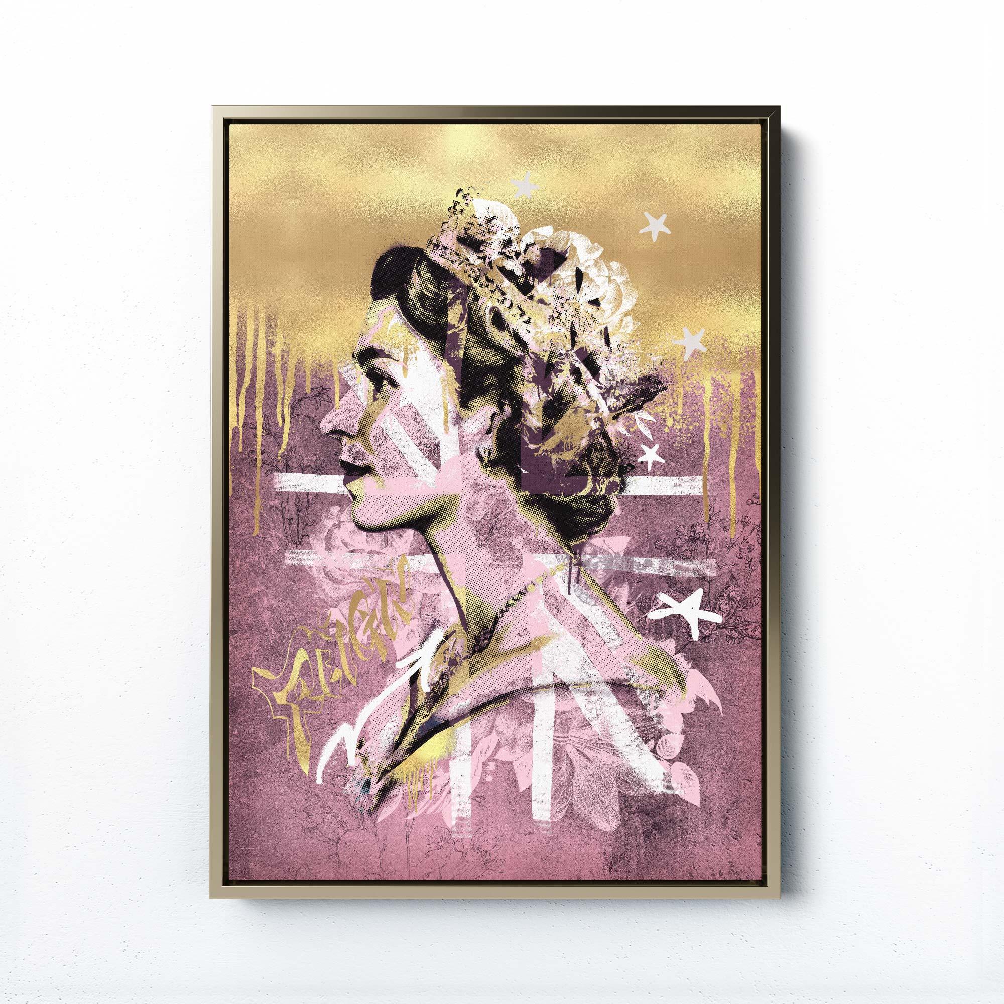 Queen Elizabeth II - Premium Matte Paper Wooden Framed 2024 Poster