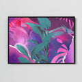 pink and blue canvas print