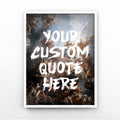 Rococo Graffiti Custom Quote Print | Personalized Wall Art Design

