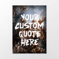 Rococo Graffiti Custom Quote Print | Personalized Wall Art Design

