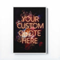 neon writing prints