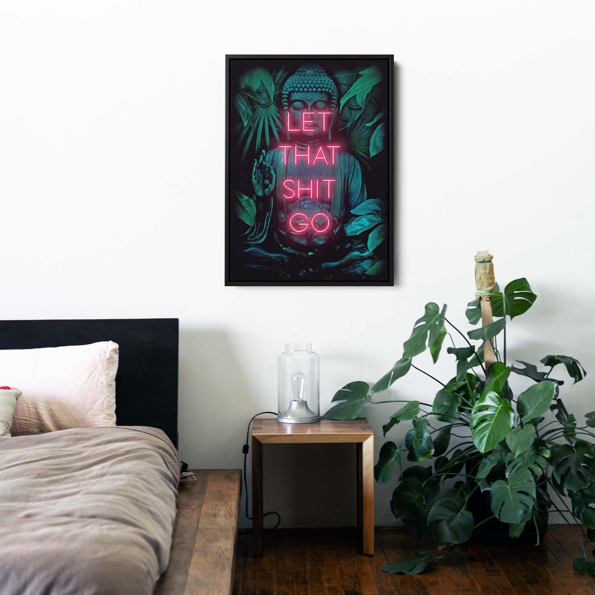 "Let That Shit Go" Print | Zen Humor Art for Any Space