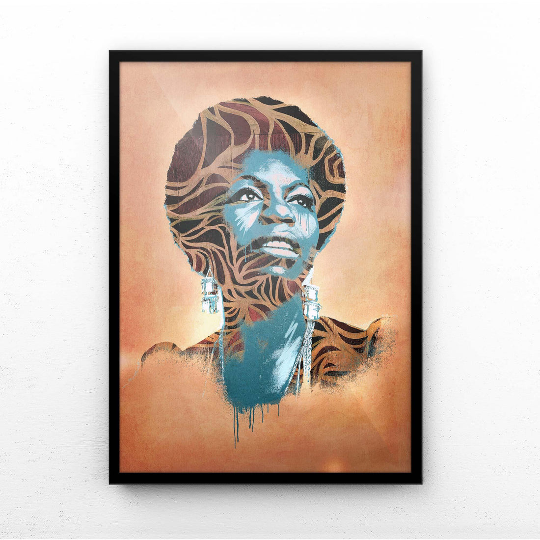 Rococo Graffiti Custom Quote Print | Vivid Portrait Art 