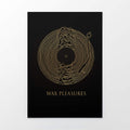 WAX PLEASURES PRINT - Iconic Vinyl Record Art with Joy Division Style