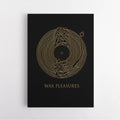 WAX PLEASURES PRINT - Iconic Vinyl Record Art with Joy Division Style