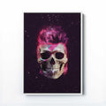 ZIGGY STARDUST Print – Bold Glitter Skull Art to Transform Your Space